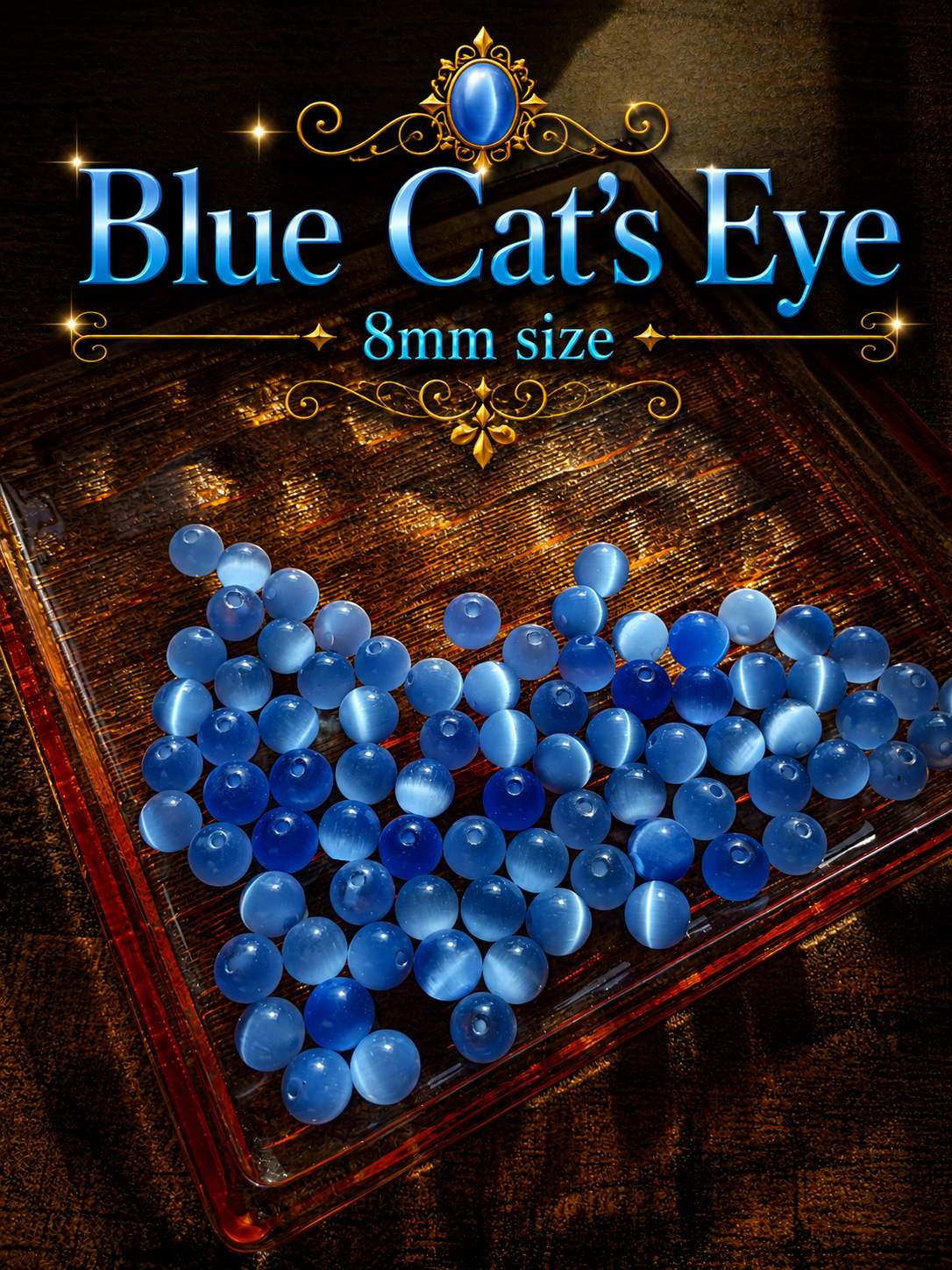 Blue Cat's Eye Bracelet – 7.5