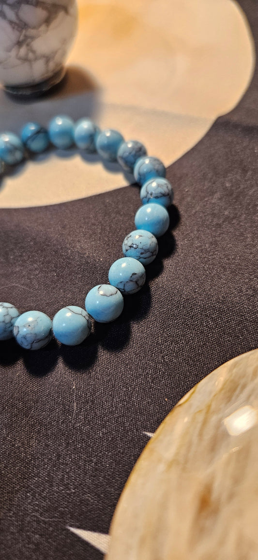 Blue Howlite Bracelet