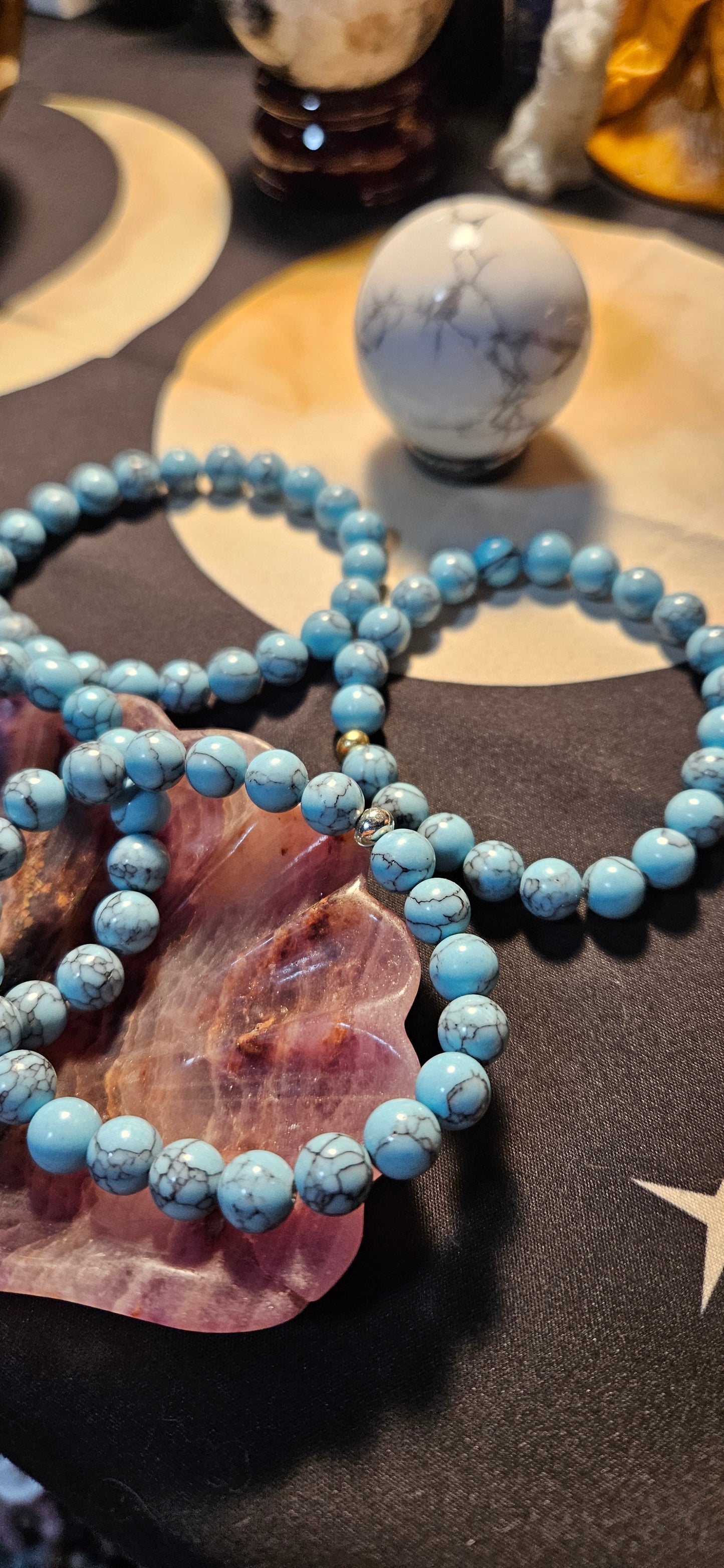 Blue Howlite Bracelet