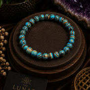 Blue Malachite Bracelet – 7.5