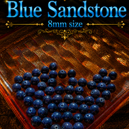 Blue Sandstone Bracelet – 7.5