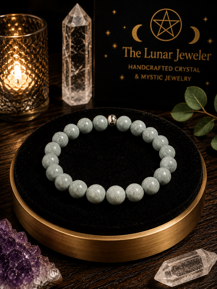 Burmese Jade Bracelet – 7.5" Elastic Bracelet
