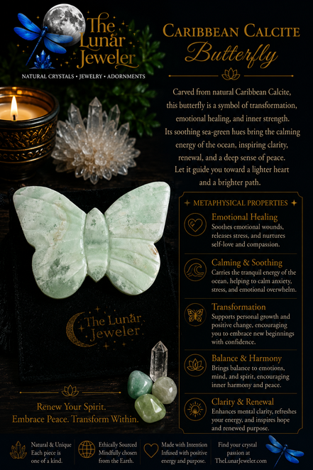 Hand-Carved Crystal Butterflies – Natural Gemstone Butterfly Carvings