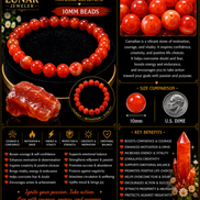 Carnelian Bracelet – 7.5