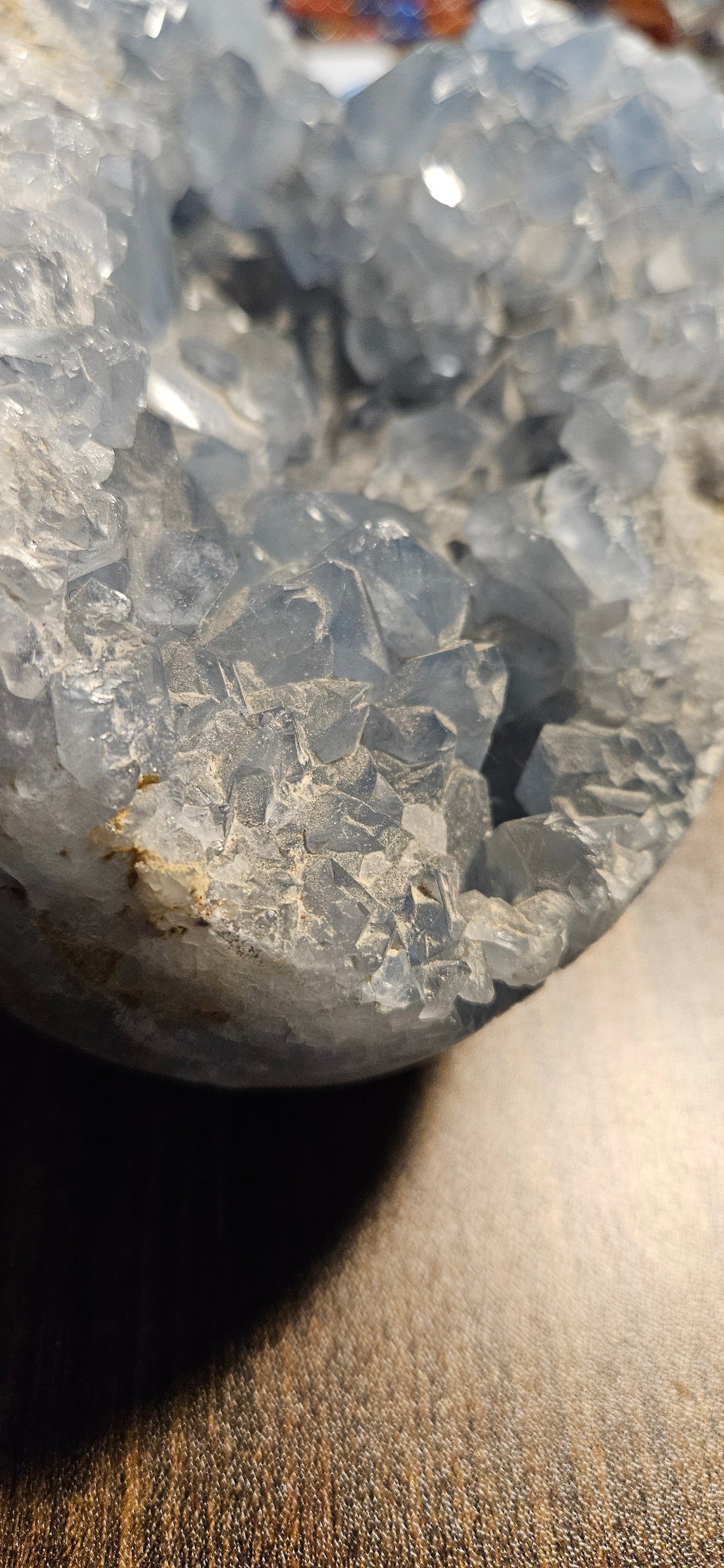 Celestite Egg Peace, Divine Calm, Angelic Energy