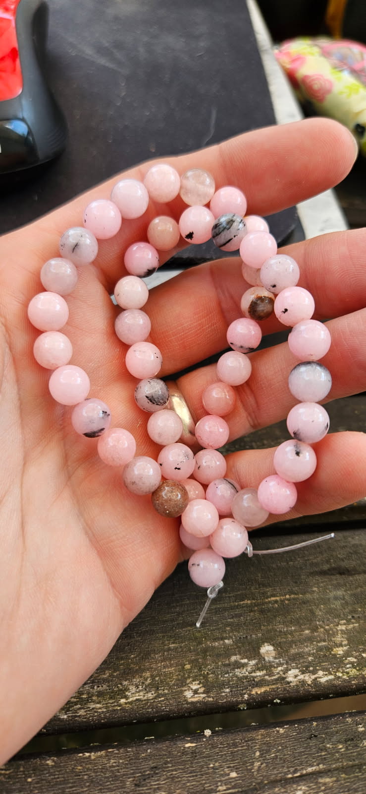 Cherry Blossom Jasper bracelet