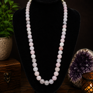 Cherry Blossom Jasper Beaded Necklace – 22