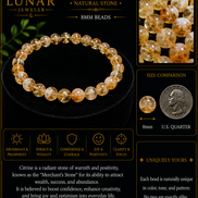 Citrine Bracelet – 7.5