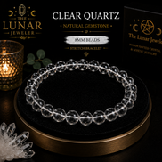 Clear Quartz Bracelet – 7.5