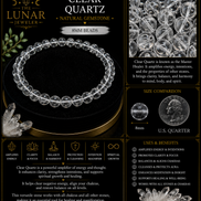 Clear Quartz Bracelet – 7.5