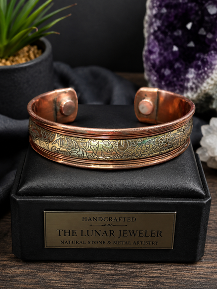 Handmade .999 Fine Copper Cuffs – Adjustable 3" Copper Bracelets