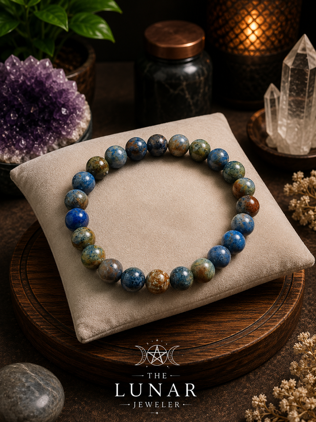 Dumortierite Bracelet – 7.5