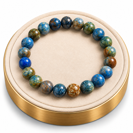 Dumortierite Bracelet – 7.5" Elastic Bracelet