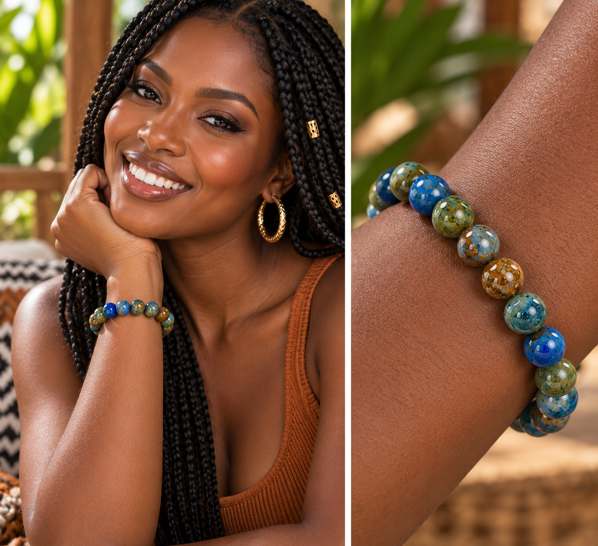 Dumortierite Bracelet – 7.5