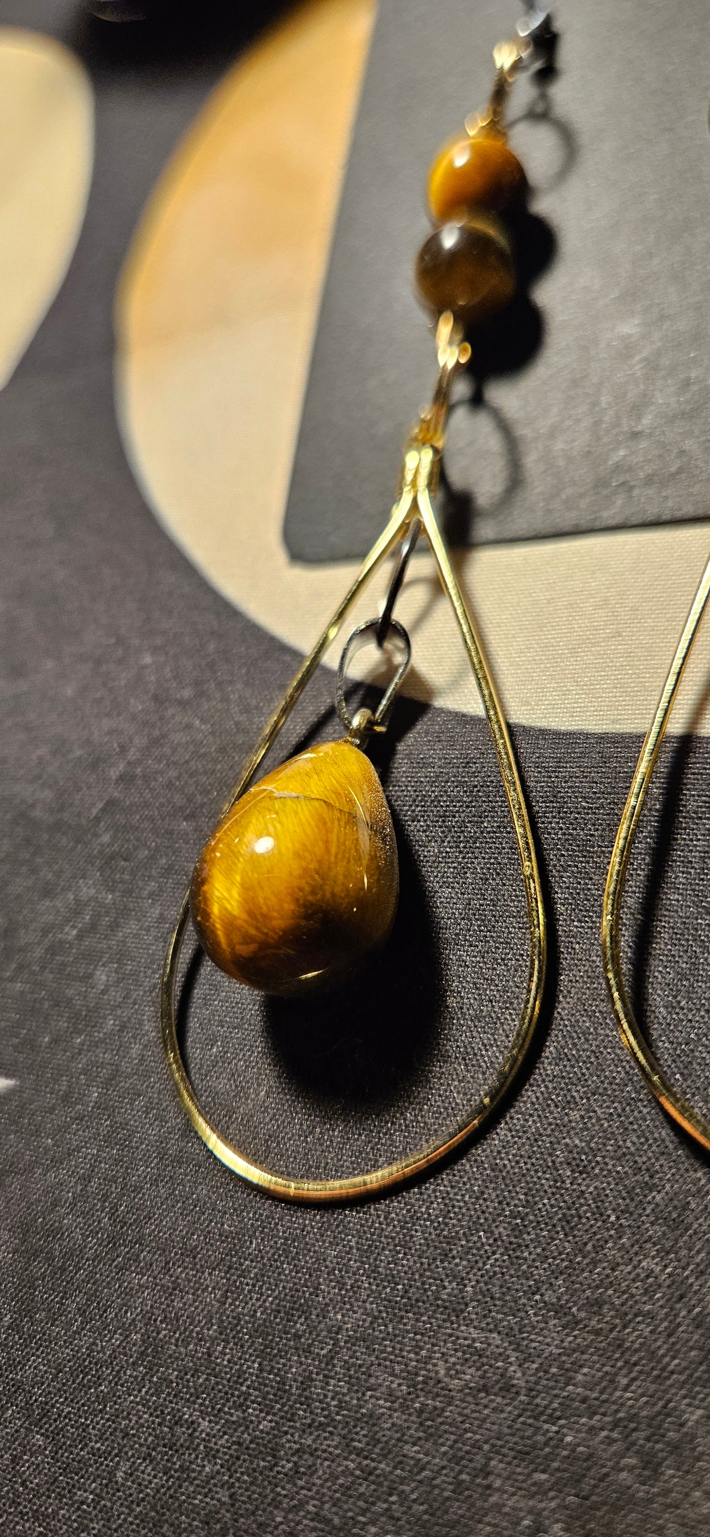 Tiger's Eye Earrings