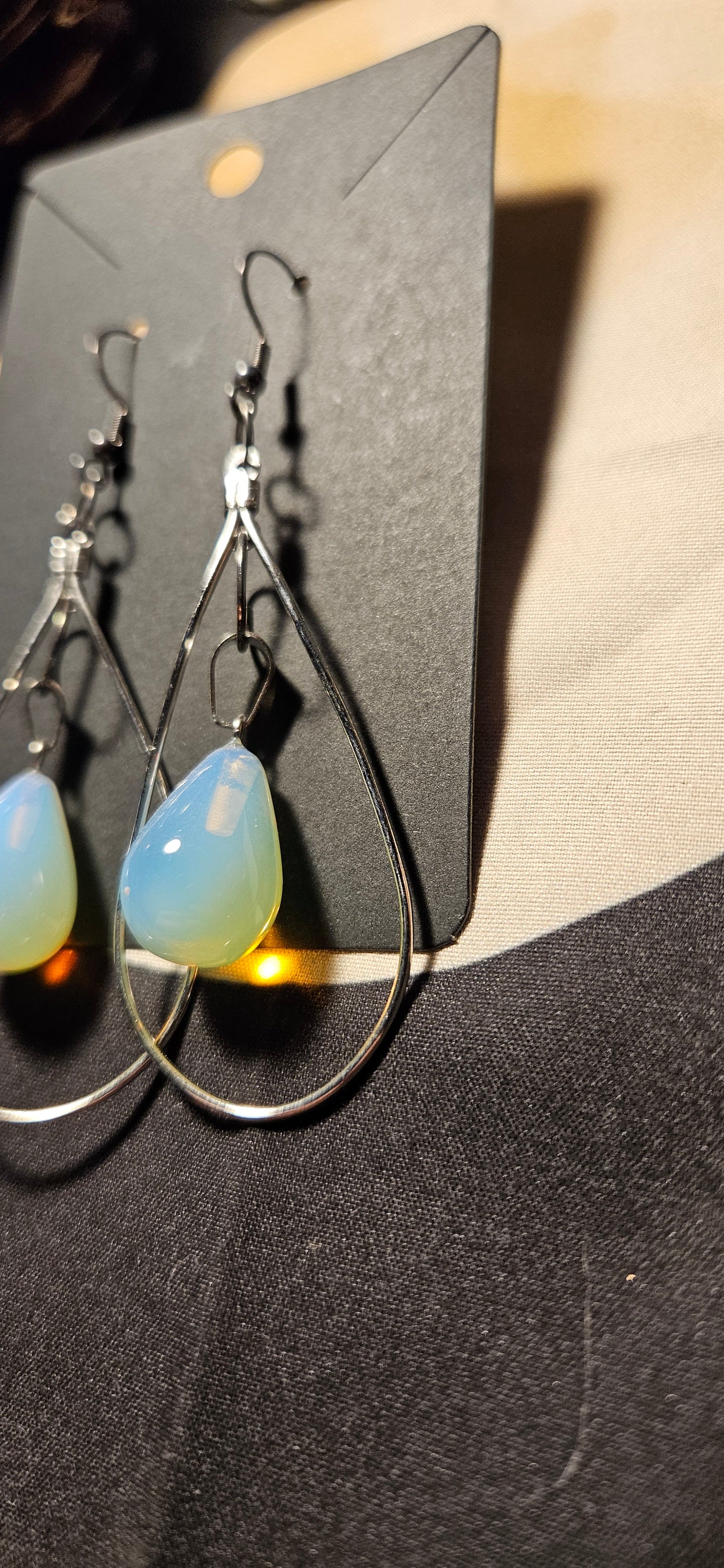 Opalite Teardrop Earrings