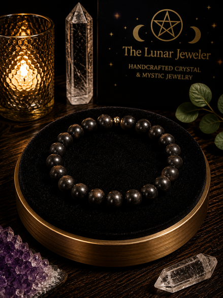 Ebony Wood Bracelet – 7.5" Elastic Bracelet