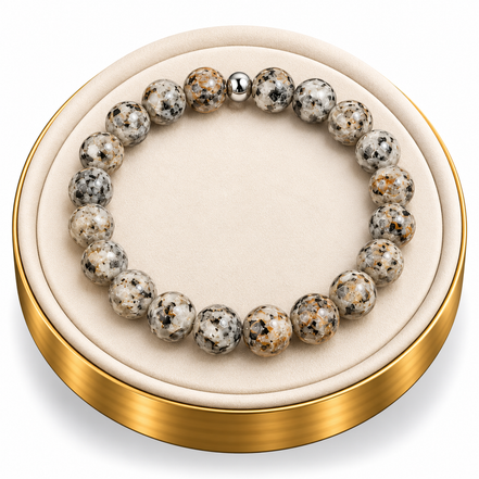 Emberlite Bracelet – 7.5" | Genuine Natural Stone • UV Reactive