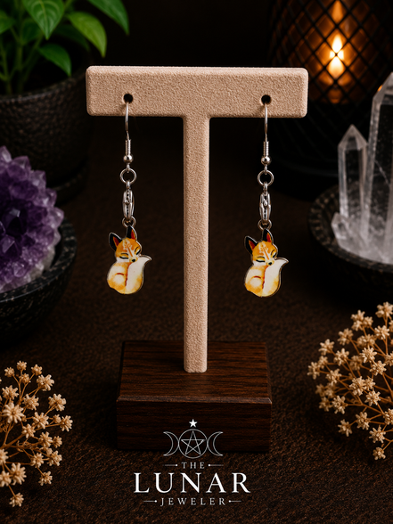 Fox Charm Earrings