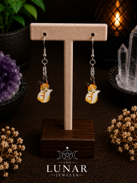 Fox Charm Earrings