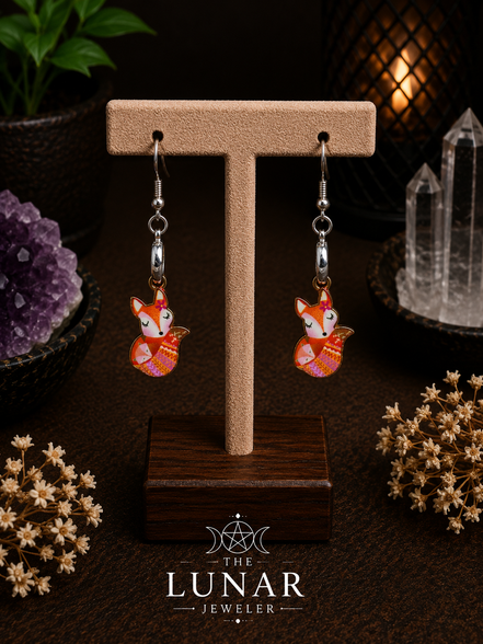 Fox Charm Earrings