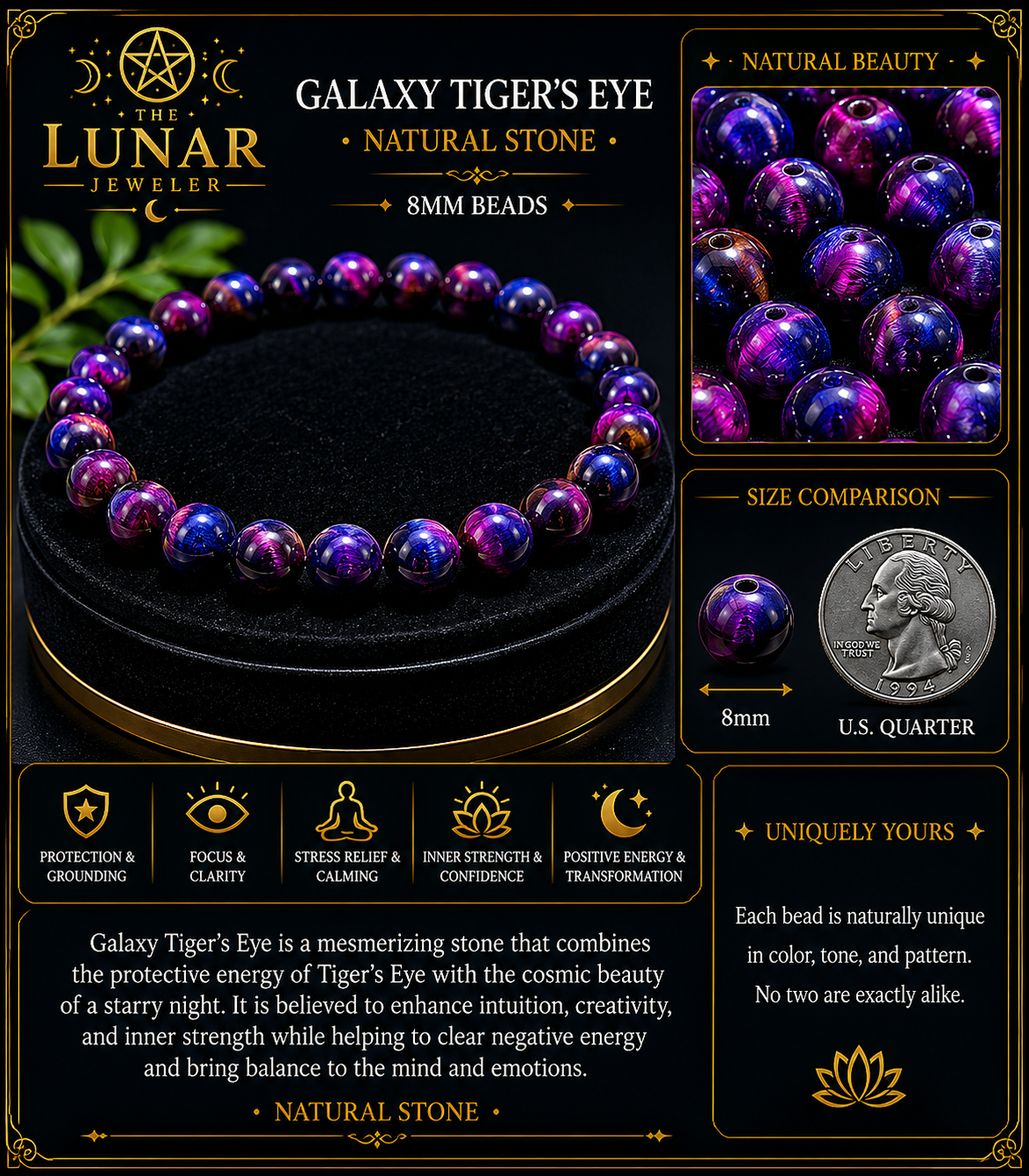 Galaxy Tiger's Eye Bracelet – 7.5