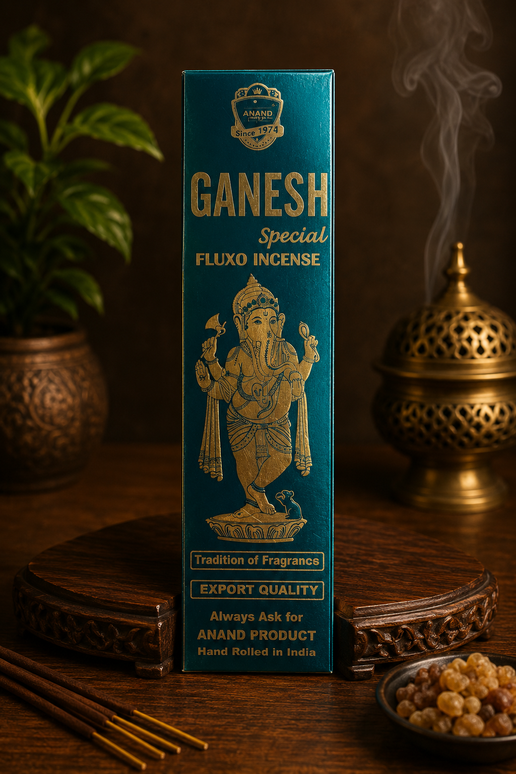 Natural Ganesh Incense | 100% Natural Hand-Rolled Incense