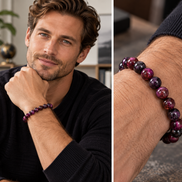 Garnet Bracelet – 7.5