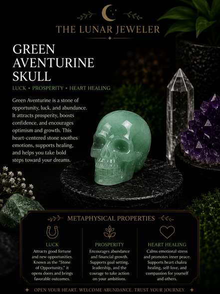 Crystal Skull Carving – Hand-Carved Natural Gemstone Skull