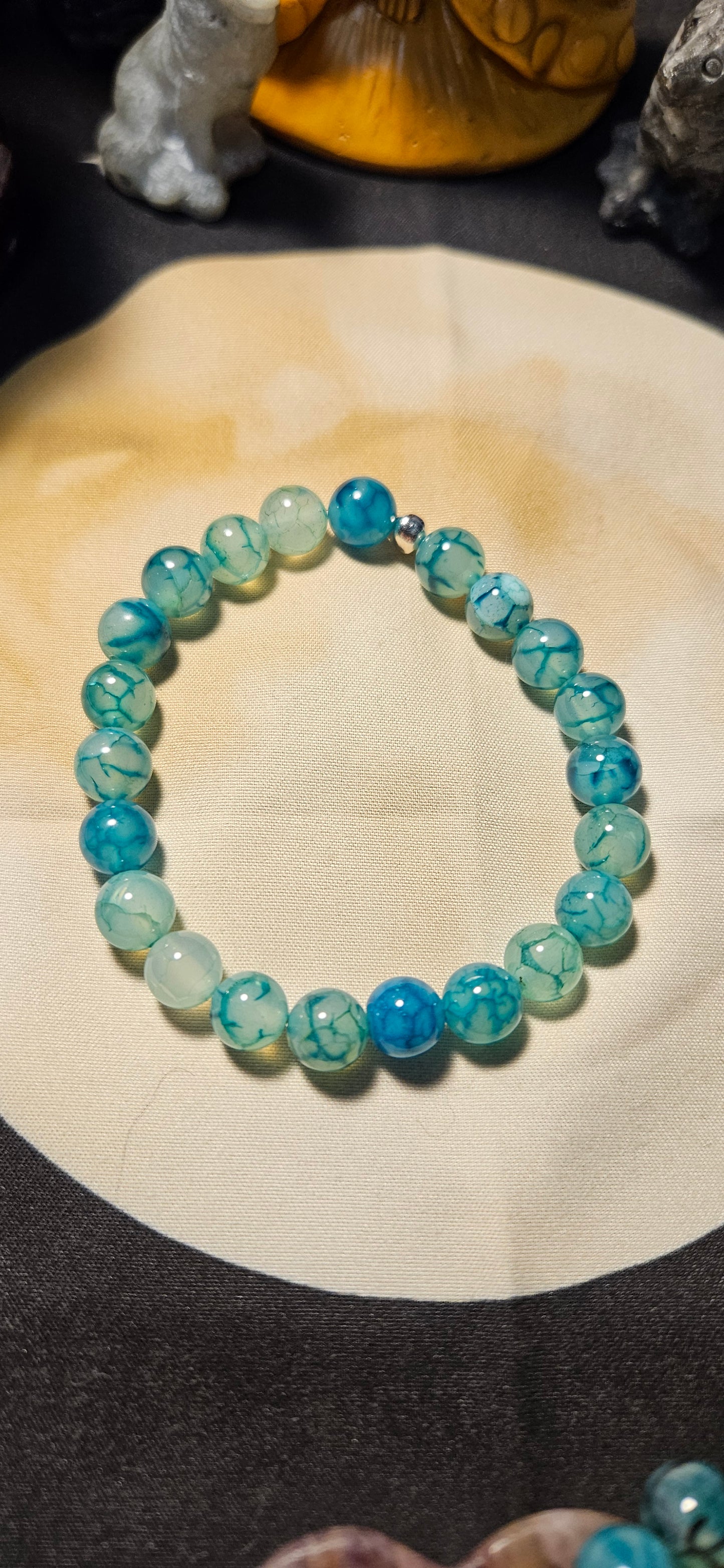 Green Dragon Agate Bracelet