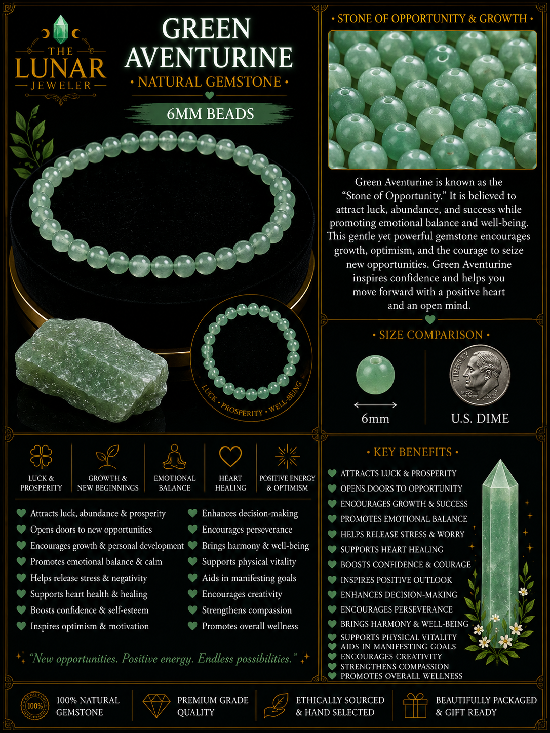Green Aventurine Bracelet – 7.5