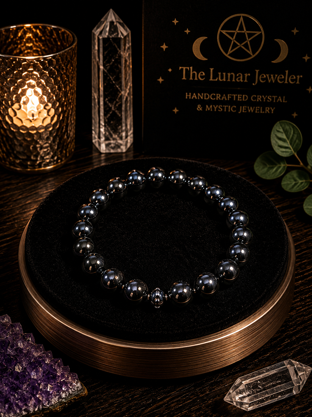 Hematite Bracelet – 7.5