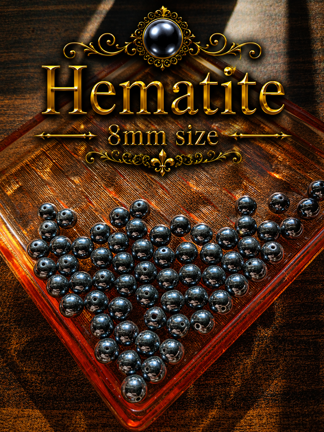 Hematite Bracelet – 7.5
