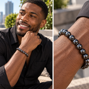 Hematite Bracelet – 7.5