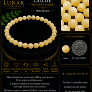 Honey Calcite Bracelet – 7.5