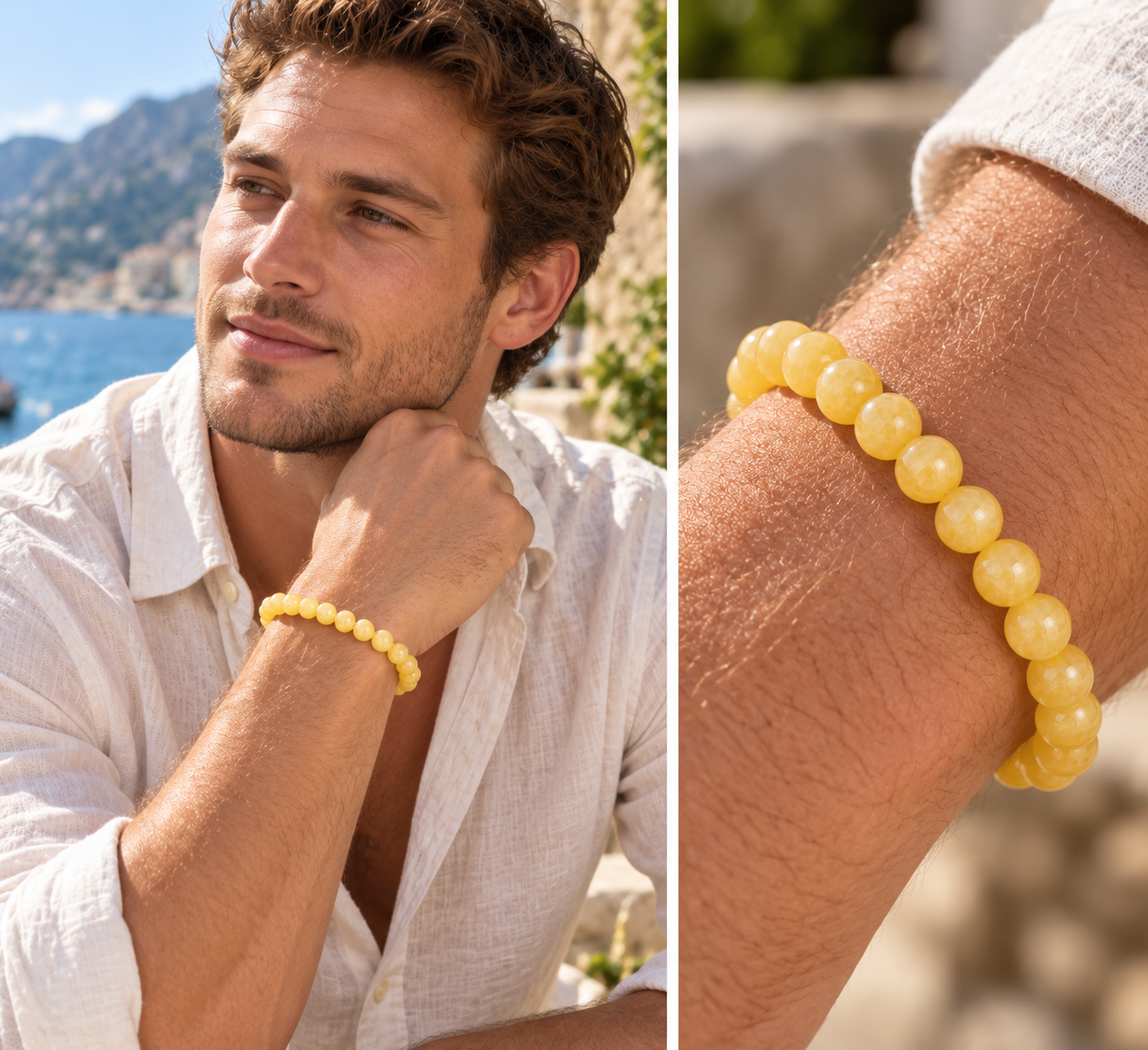 Honey Calcite Bracelet – 7.5