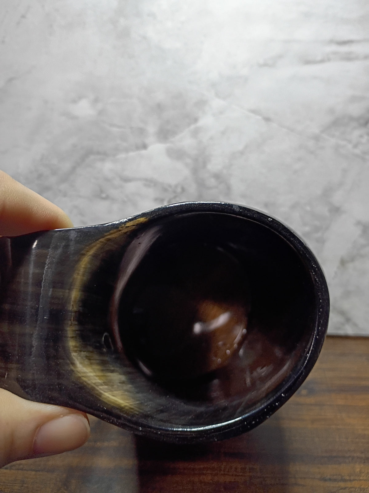Viking Chieftain Mugs – Handcrafted Natural Ox Horn Drinking Mugs | 18–25 oz