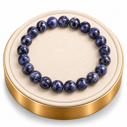 Iolite Bracelet – 7.5" Elastic Bracelet