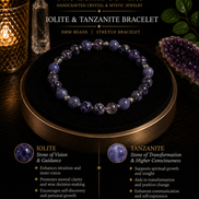 Iolite & Tanzanite Bracelet – 7.5