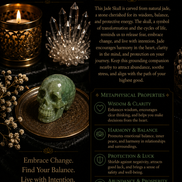 Crystal Skull Carving – Hand-Carved Natural Gemstone Skull