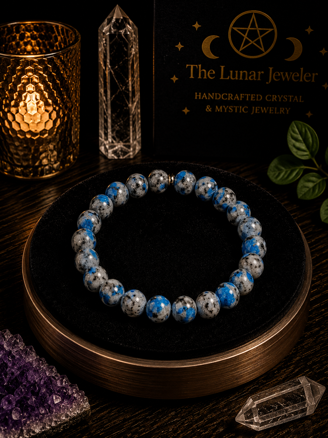 K2 Raindrop Azurite Bracelet – 7.5