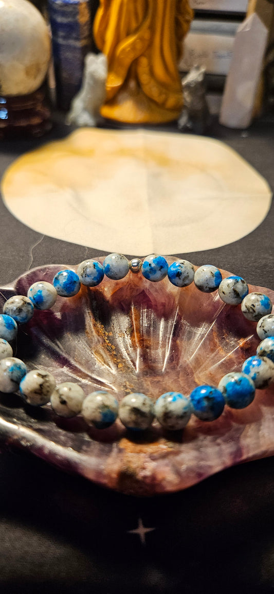 K2 Raindrop Azurite Bracelet