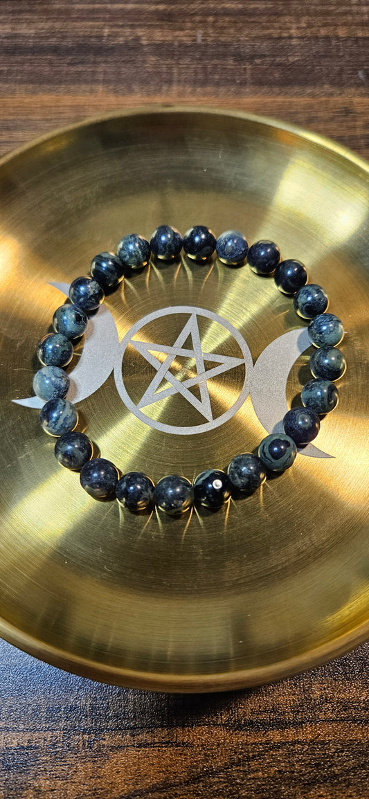 Kambaba Jasper Bracelet 8mm – Grounding & Emotional Calm Jewelry