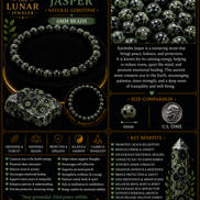 Kambaba Jasper Bracelet – 7.5