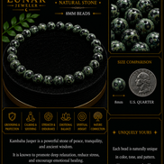 Kambaba Jasper Bracelet – 7.5