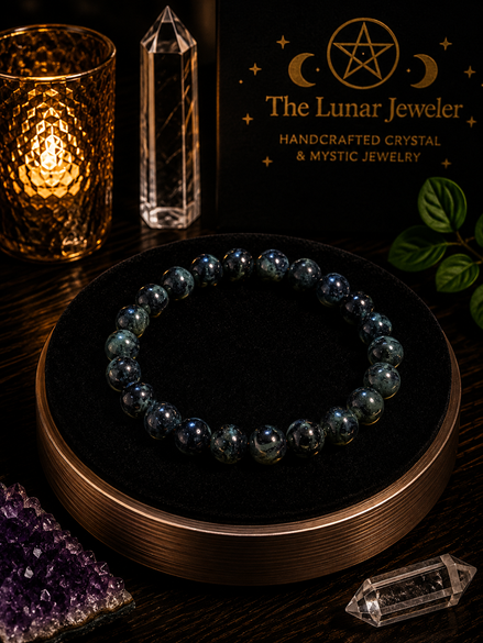Kambaba Jasper Bracelet – 7.5" Elastic Bracelet