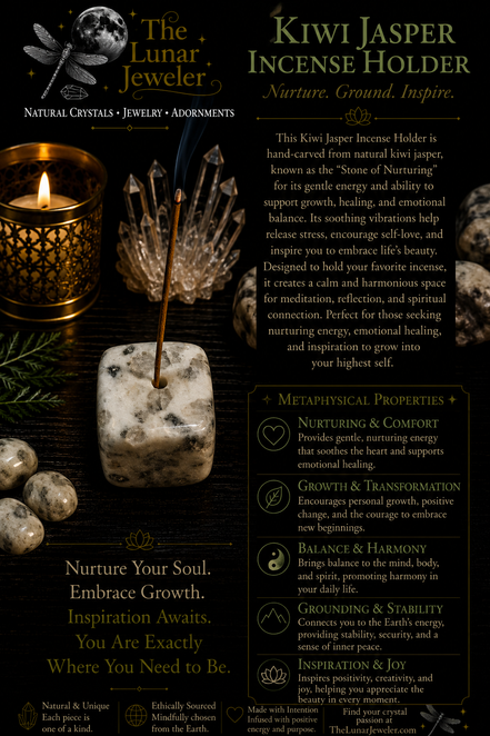 Crystal Incense Holders – Natural Gemstone Incense Burners