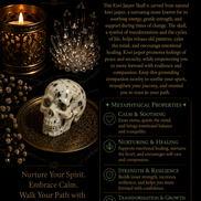 Crystal Skull Carving – Hand-Carved Natural Gemstone Skull