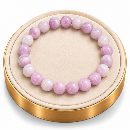 Kunzite Bracelet – 7.5" Elastic Bracelet