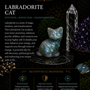 Hand-Carved Crystal Cats – Natural Gemstone Cat Carvings